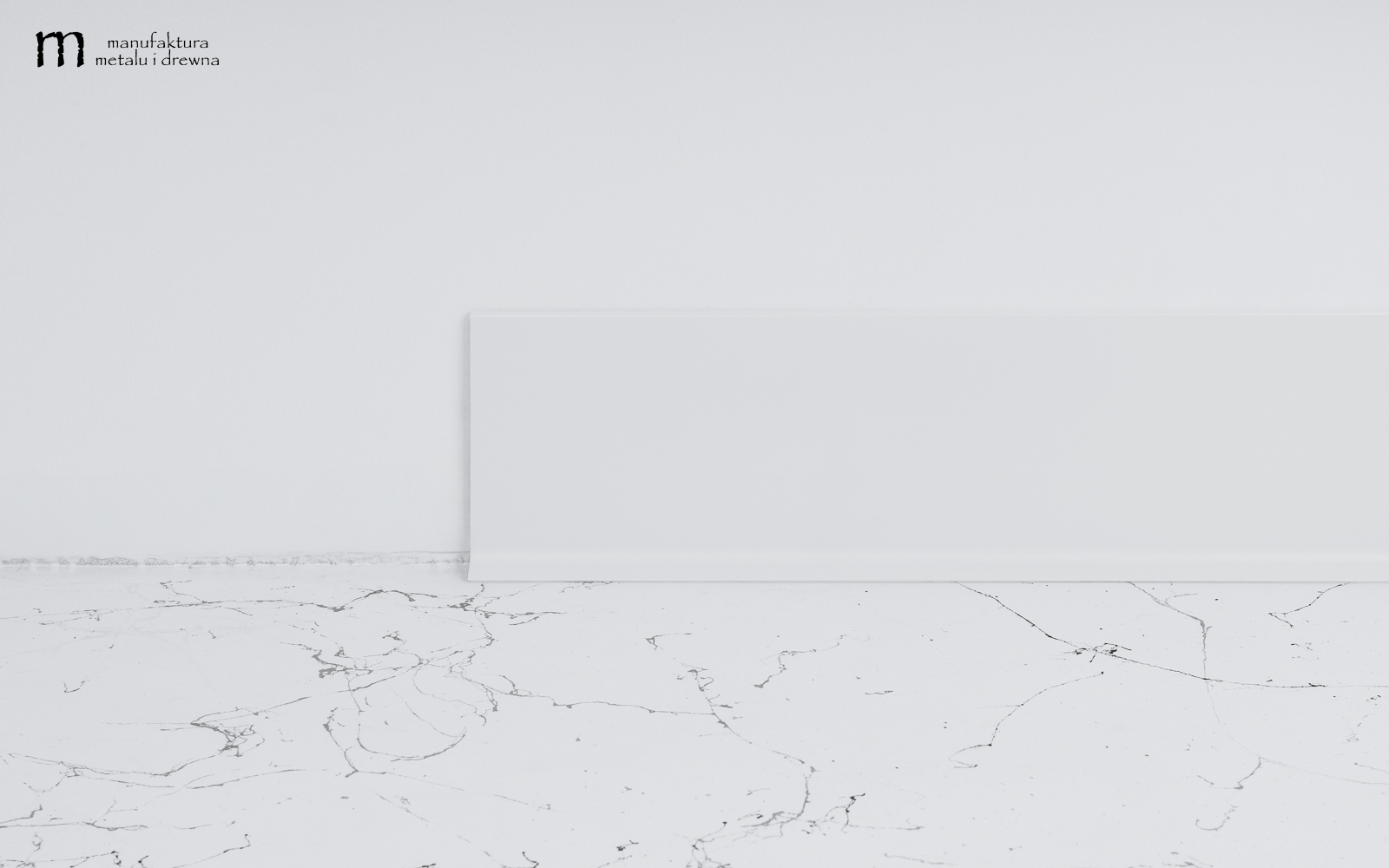 Aluminiowa listwa przypodłogowa 10 cm - biała - obrazek 4