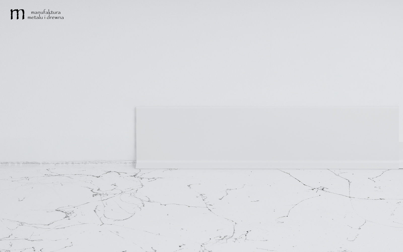 Aluminiowa listwa przypodłogowa 6 cm - biała - obrazek 4