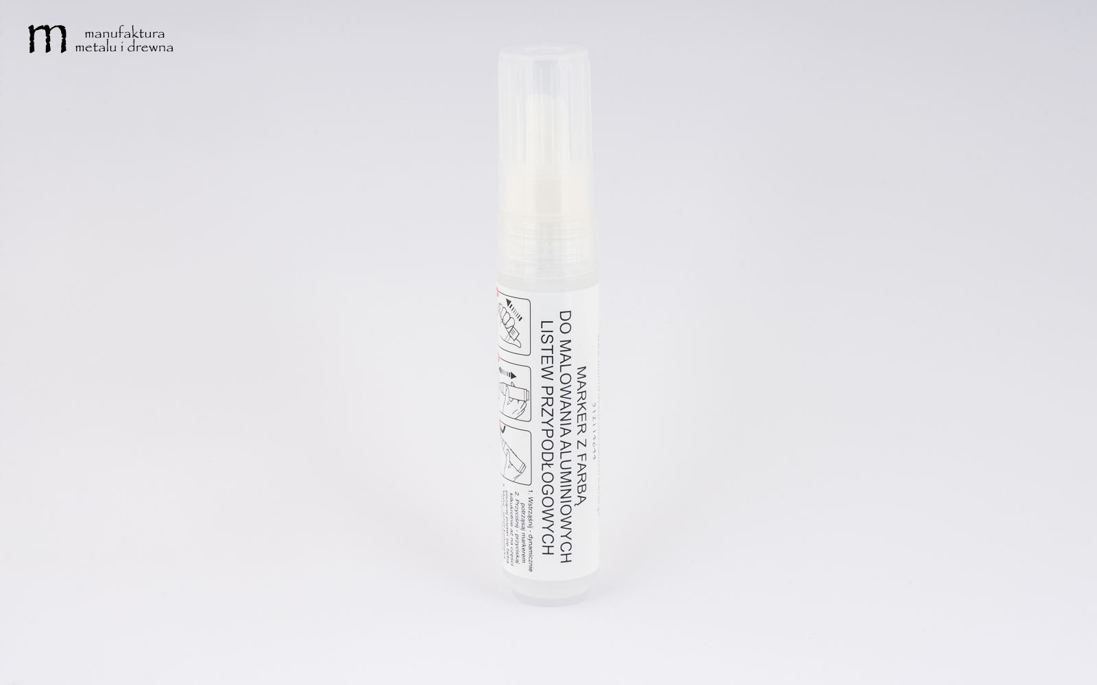 Marker z Farbą do Aluminiowych Listew Przypodłogowych Białych - obrazek 5