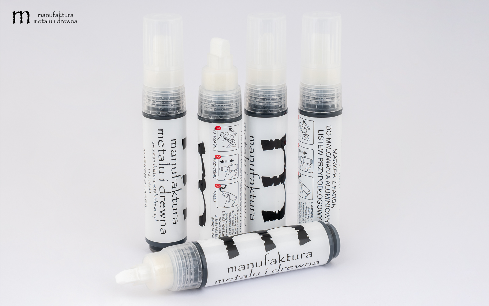 Marker z Farbą do Aluminiowych Listew Przypodłogowych Czarny - obrazek 4