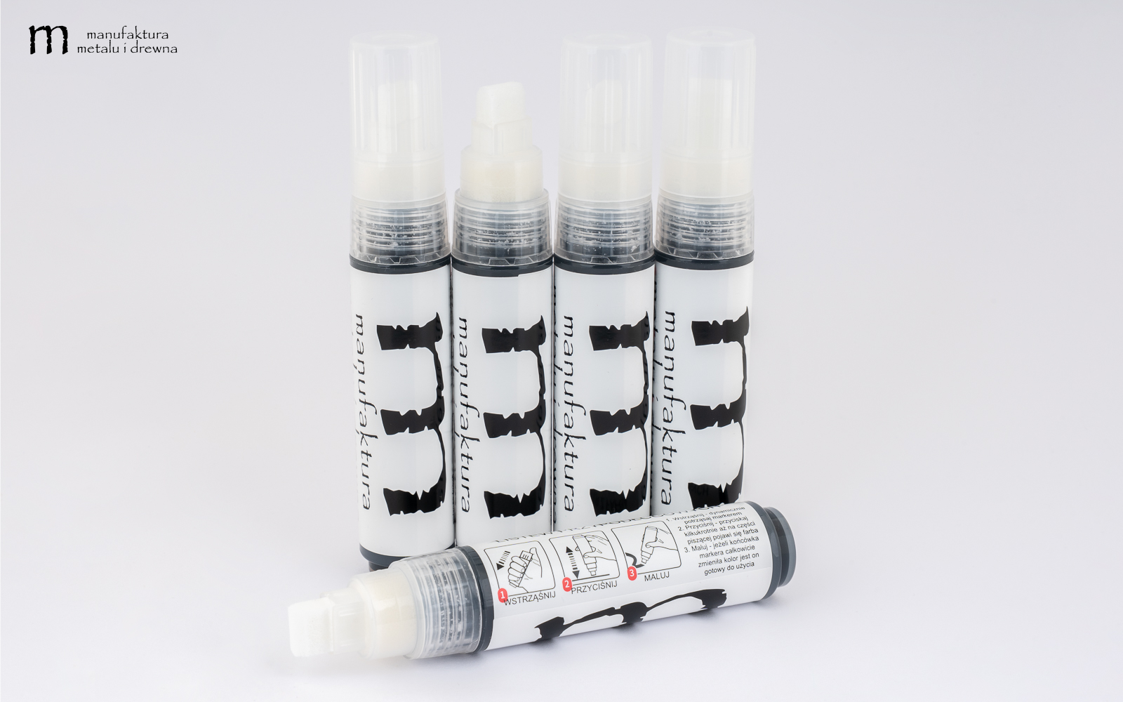 Marker z Farbą do Aluminiowych Listew Przypodłogowych Czarny - obrazek 5